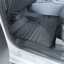 5D Floor Mats & Door Sills Protector fit Ford Ranger Dual Cab Next-Gen 2022-Onwards Tailored TPE Door Sill Covered Floor Mat Liner Car Mats + Stainless Steel Scuff Plates