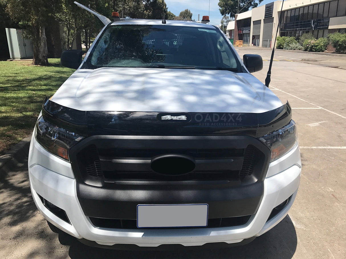 Bonnet Protector & Injection Weather Shield for Ford Ranger Dual Cab 2016-2022