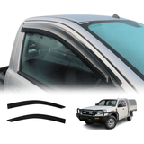 Weather Shields for Ford Ranger PX PX2 PX3 Series Single Cab 2011-2022