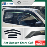 Weather Shields for Ford PJ PK Ranger Extra Cab 2006-2011