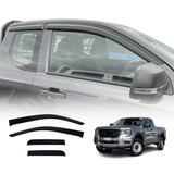 Weather Shields for Ford Ranger Next-Gen Extra Cab 2022-Onwards