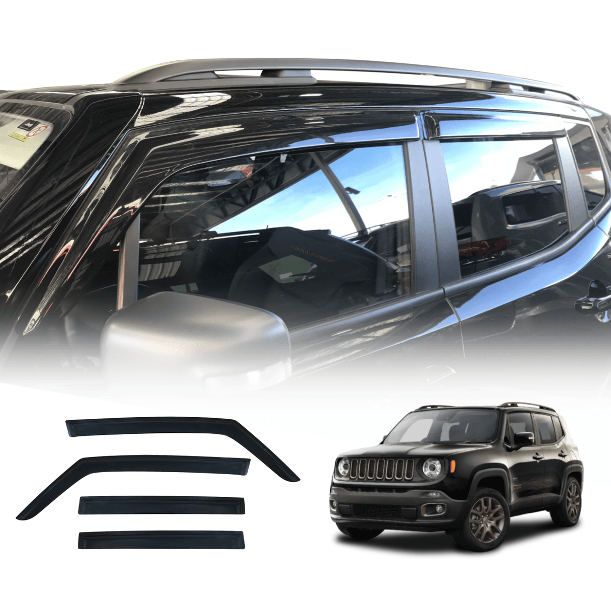 Weather Shields for Jeep Renegade 2015-2017