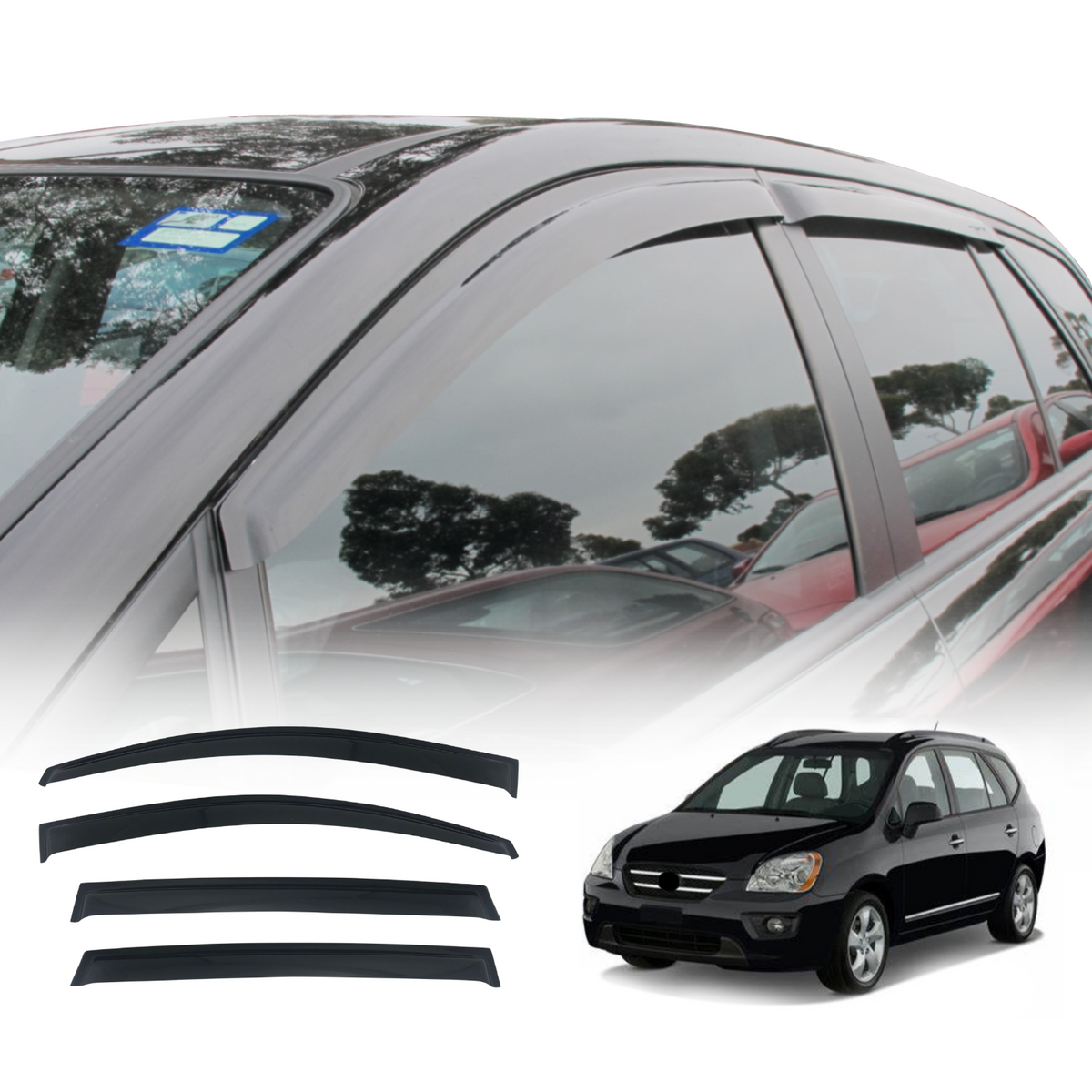 Weather Shields for KIA Rondo UN Series 2008-2013 – OAD4X4 Accessories