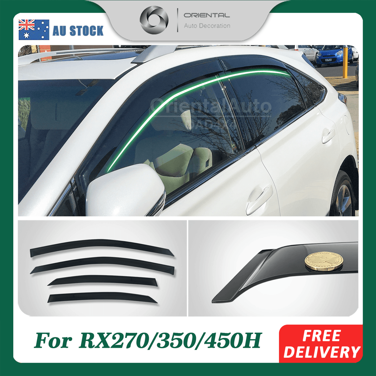 Weather Shields for Lexus RX270/350/450H 2009-2015