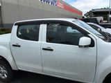 Weather Shields & Door Sill Protector for ISUZU D-MAX / DMAX Dual Cab 2012-2020