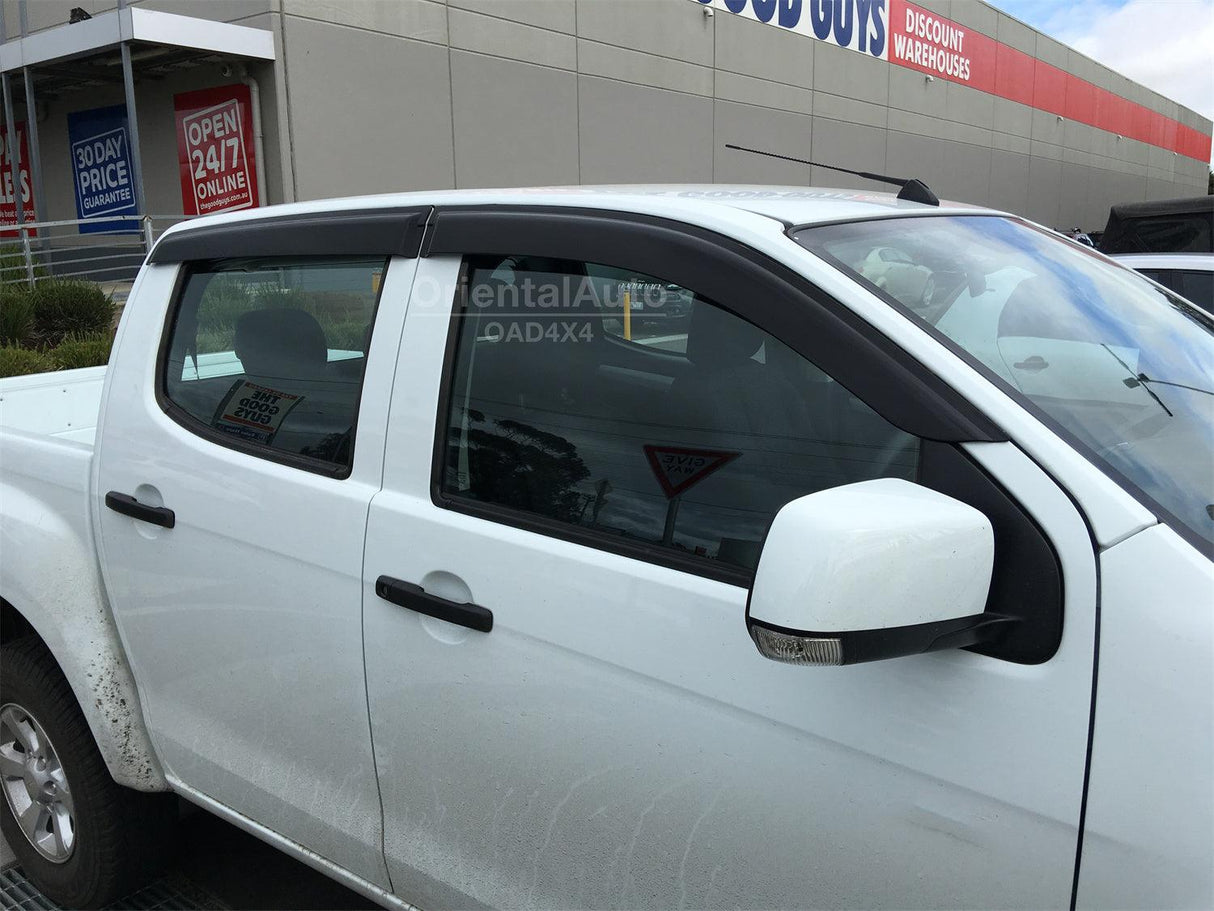 Weather Shields & Door Sill Protector for ISUZU D-MAX / DMAX Dual Cab 2012-2020