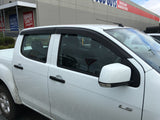 Bonnet Protector & Injection Weather Shields for ISUZU DMAX D-MAX Dual Cab 2012-2016