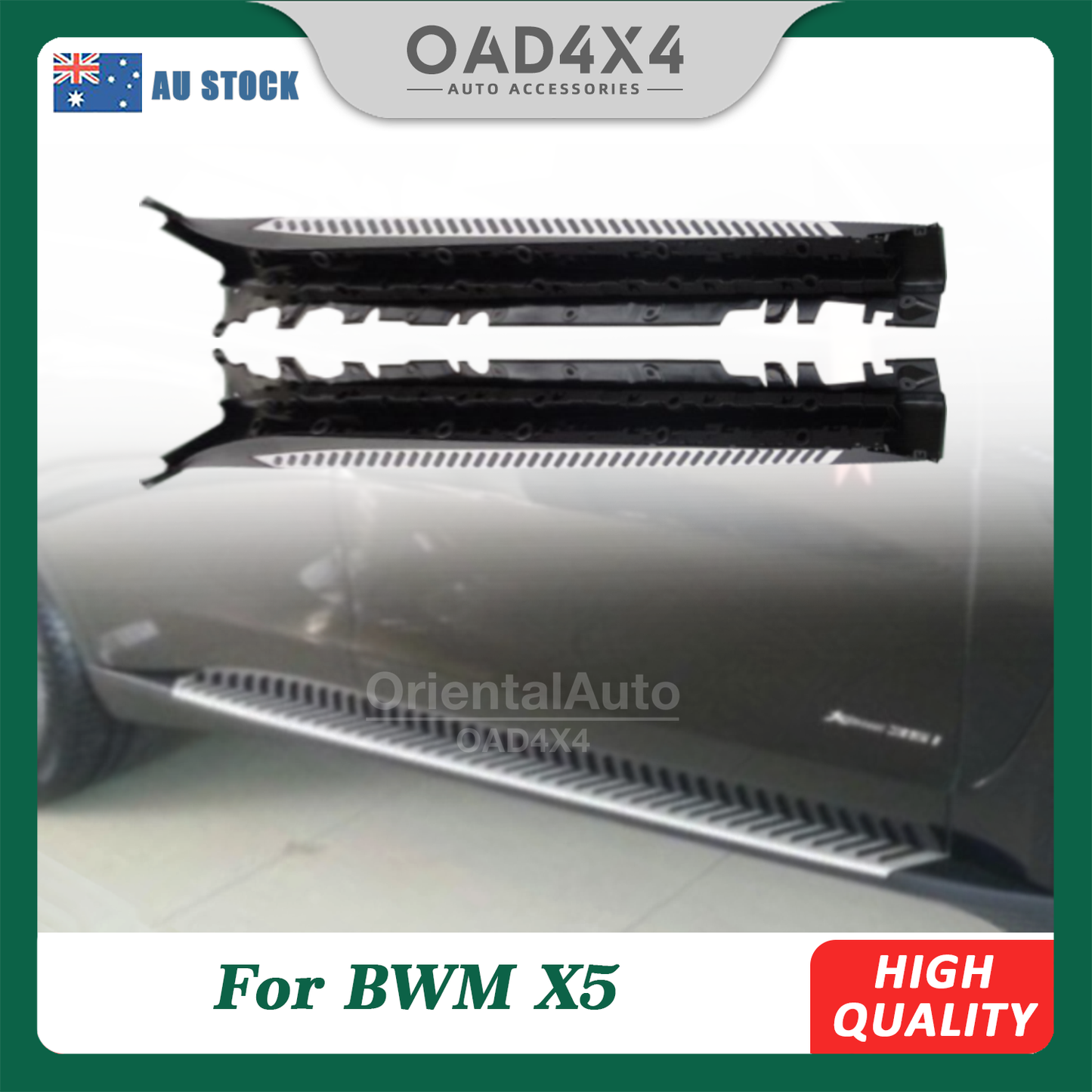 Aluminum Side Steps/Running Board For BMW X5 2014-2017