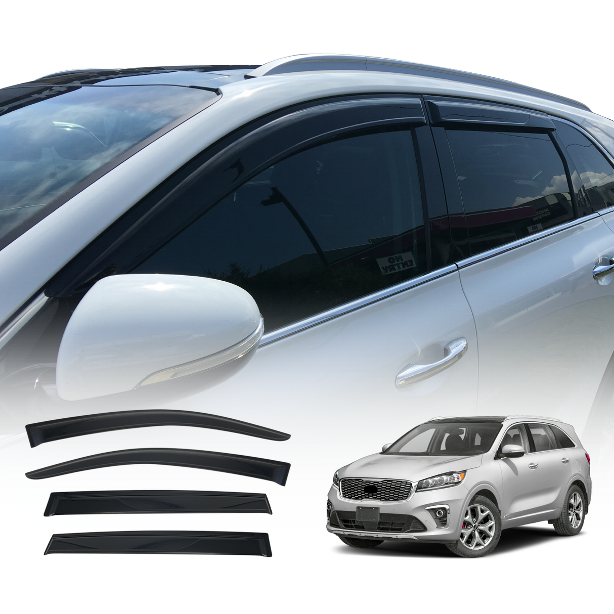 Weather Shields for KIA Sorento UM Series 2015-2020