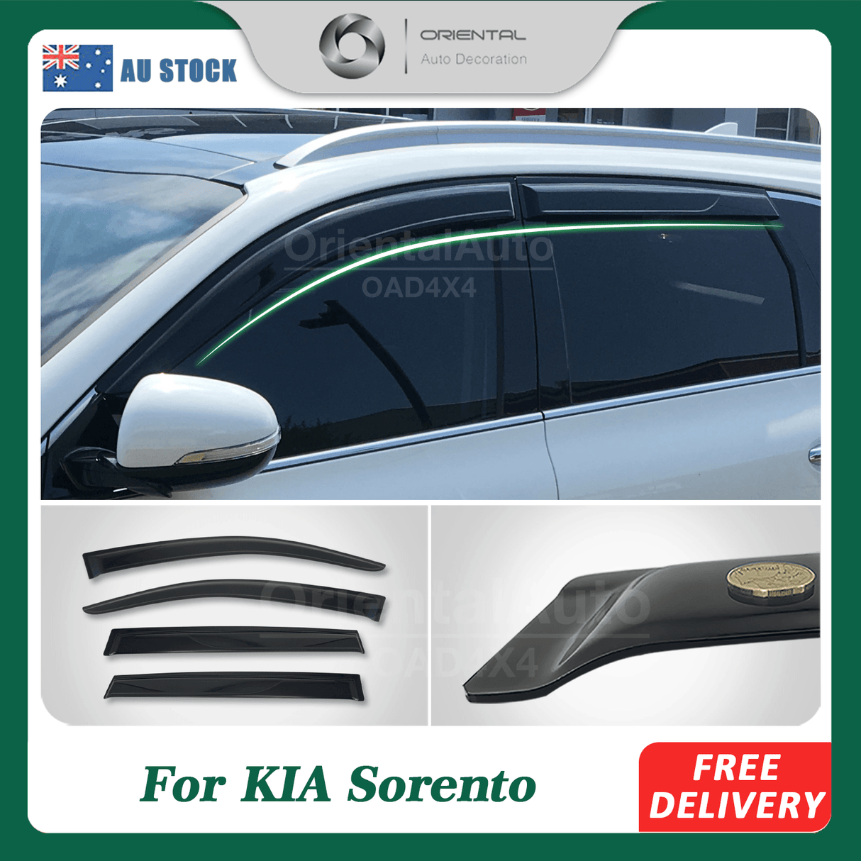 Weather Shields for KIA Sorento UM Series 2015-2020
