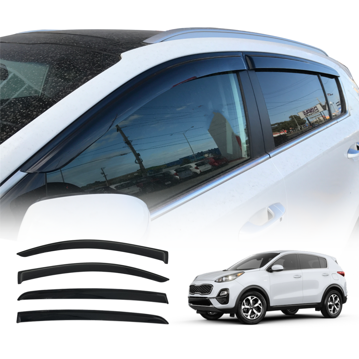 Weather Shields for KIA Sportage QL Series 2015-2021