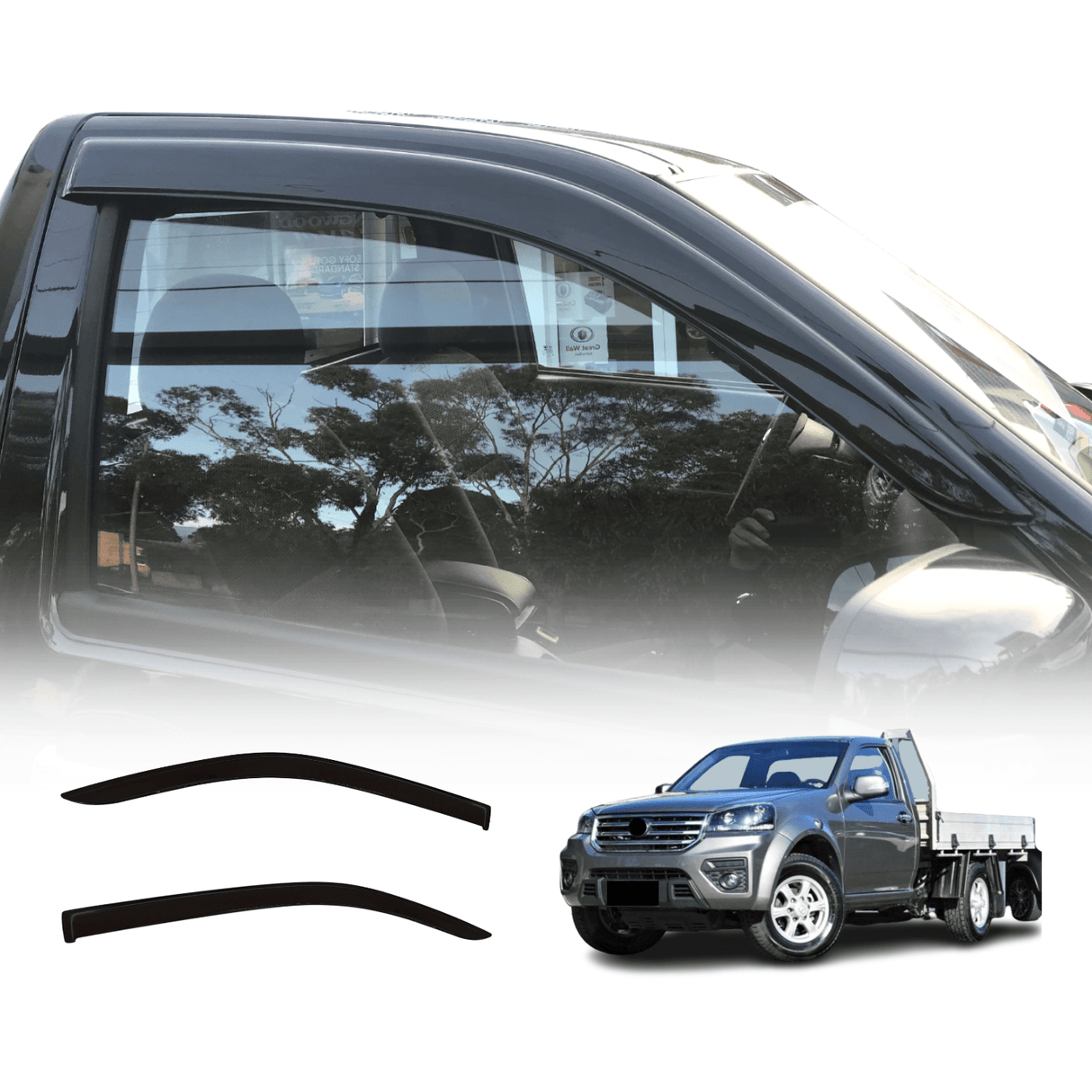Weather Shields for Great Wall Steed Single Cab 2016-2020