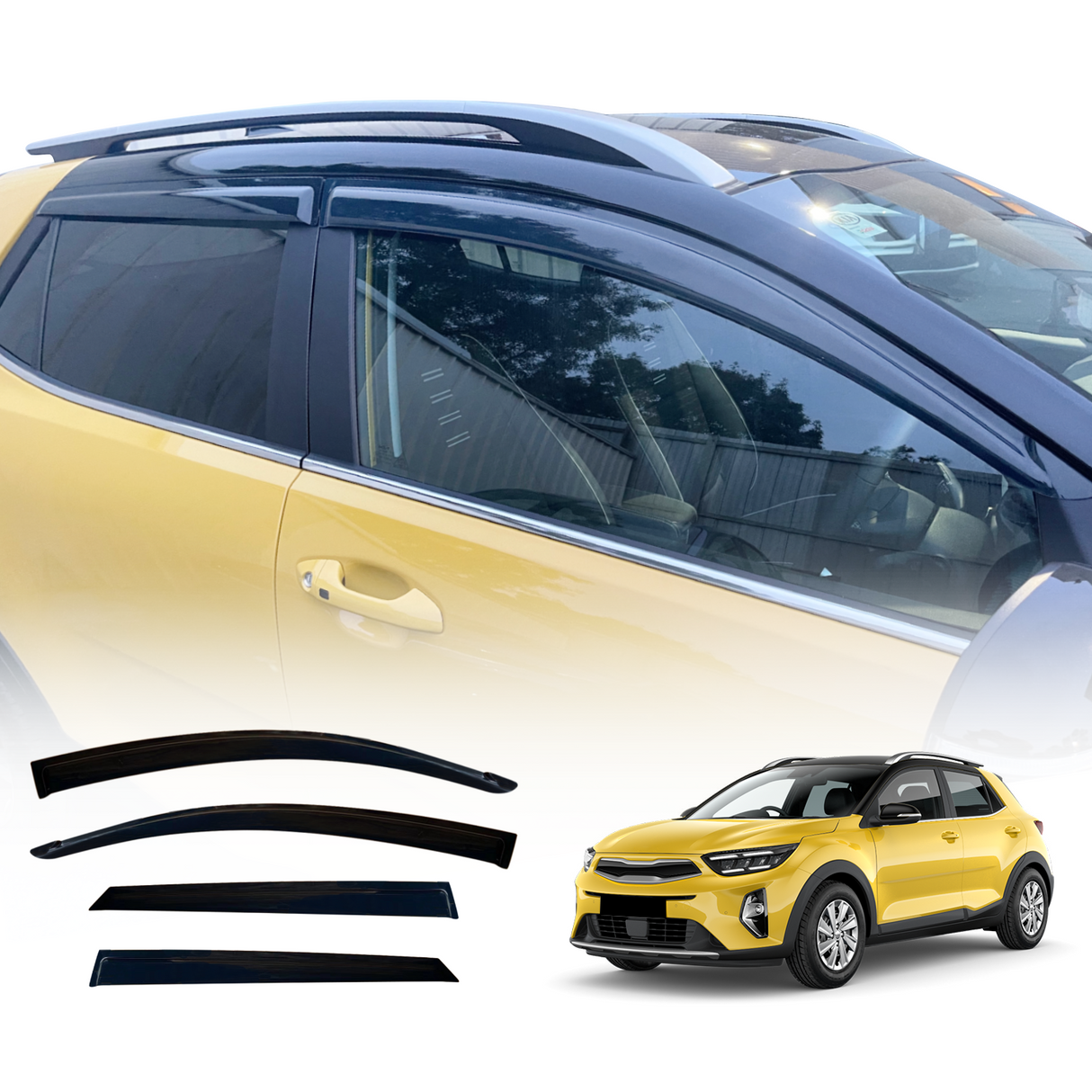 Weather Shields for KIA Stonic 2021-Onwards