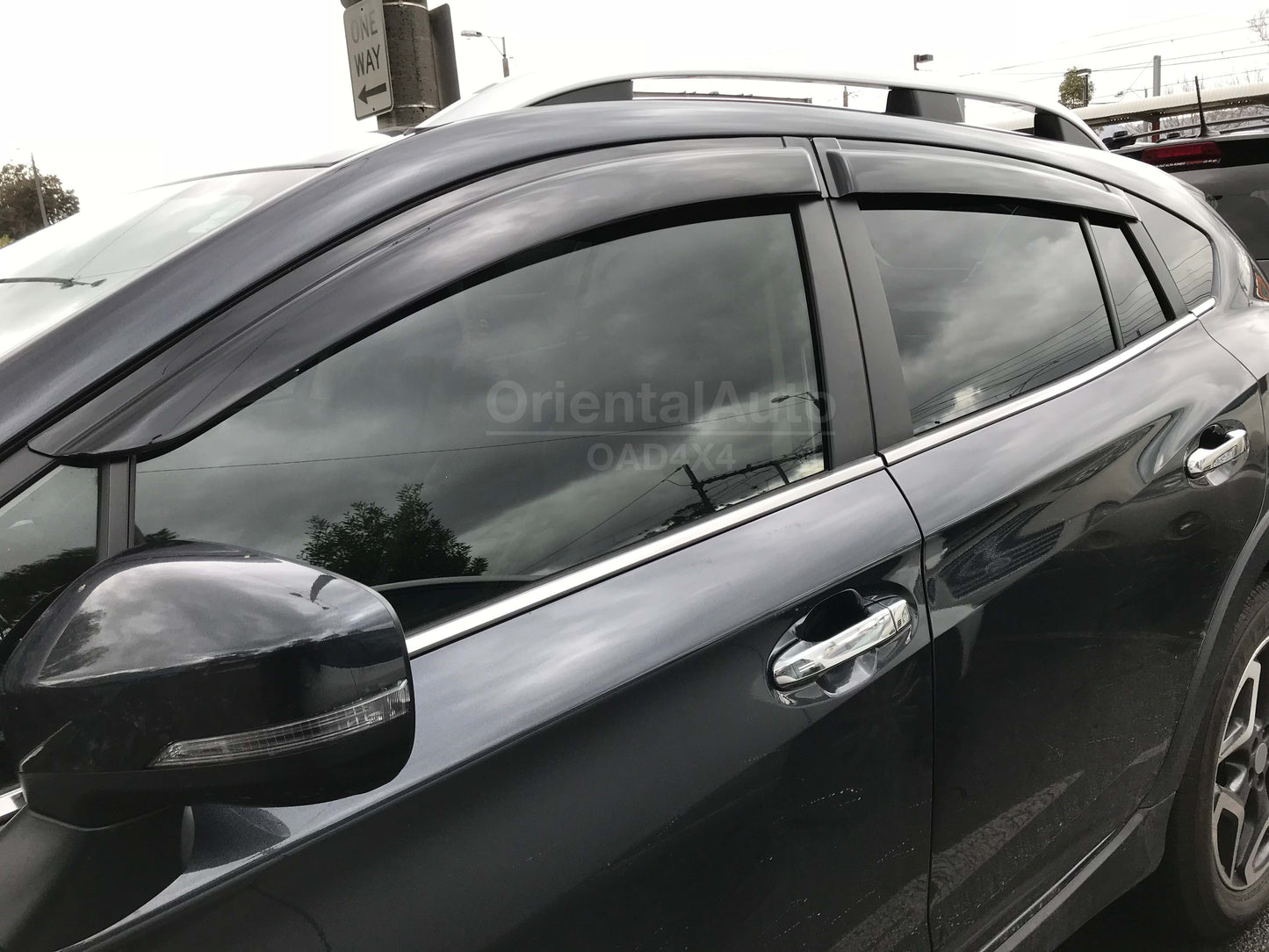 OAD Luxury Weathershields & 3D TPE Cargo Mat for Subaru XV G5X 2017+ Weather Shields Window Visor Boot Mat