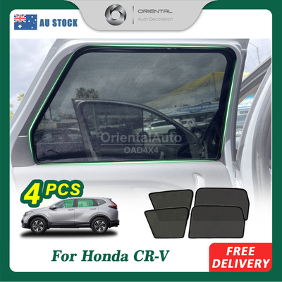 4PCS Magnetic Sun Shade for Honda CRV CR-V RW Series 2017-2023 Window Sun Shades UV Protection Mesh Cover