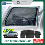 Magnetic Window Sun Shade for Toyota Landcruiser Prado 120 2003-2009