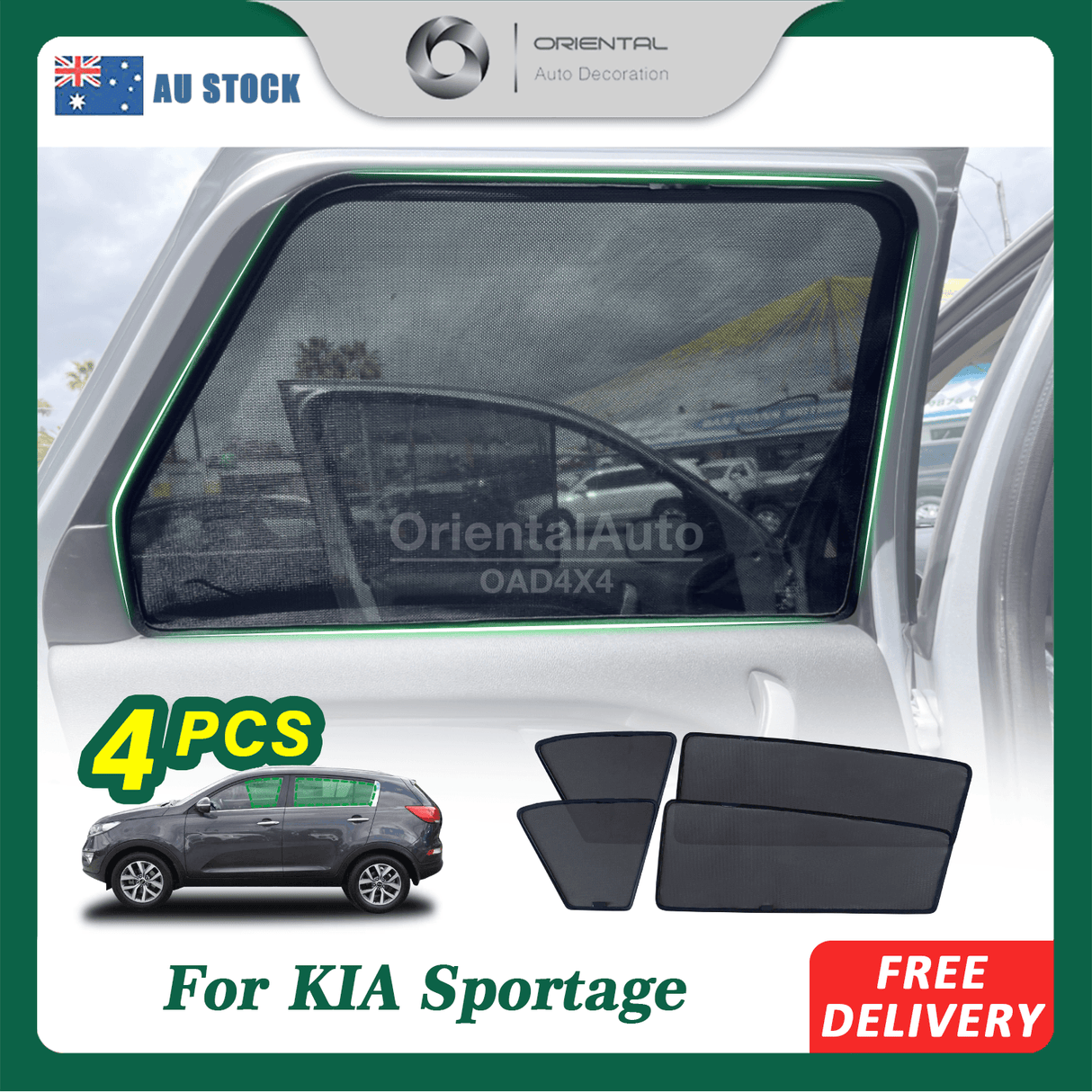 Magnetic Window Sun Shade for KIA Sportage SL Series 2010-2015