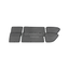 6PCS Magnetic Sun Shade for Nissan Patrol Y62 2012-Onwards Window Sun Shades UV Protection Mesh Cover