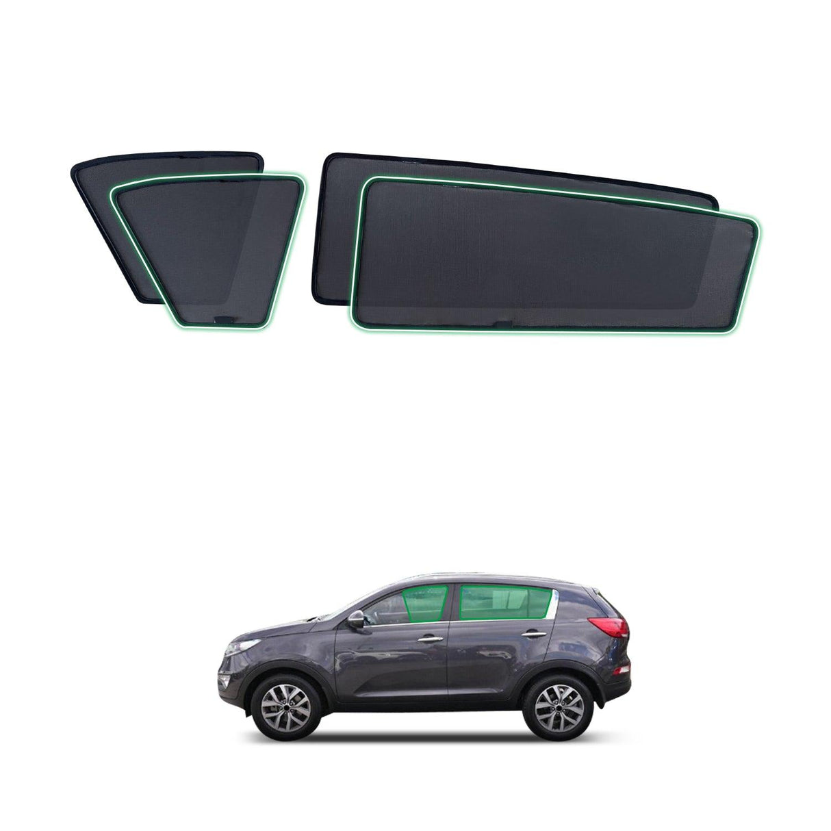 Magnetic Window Sun Shade for KIA Sportage SL Series 2010-2015
