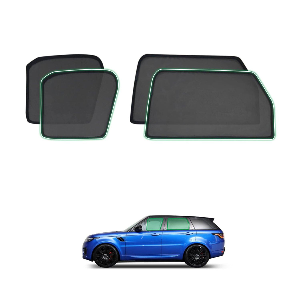 Magnetic Window Sun Shade for Land Rover Range Rover Sport L494 2013-2 ...