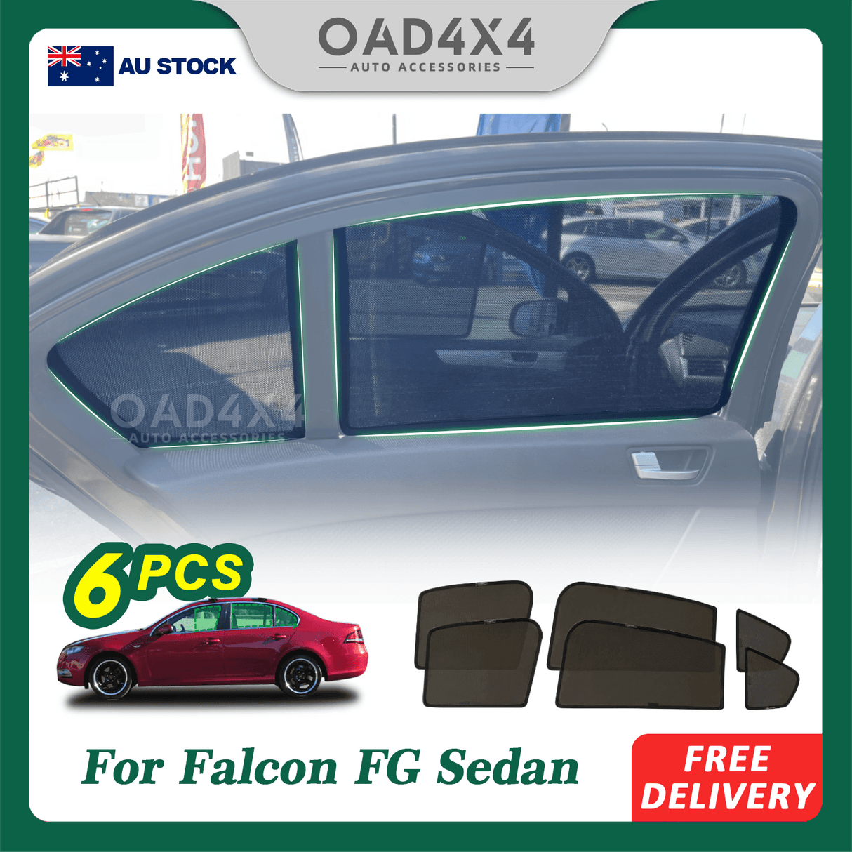 Pre-order Magnetic Window Sun Shade for Ford Falcon FG 2008-2019