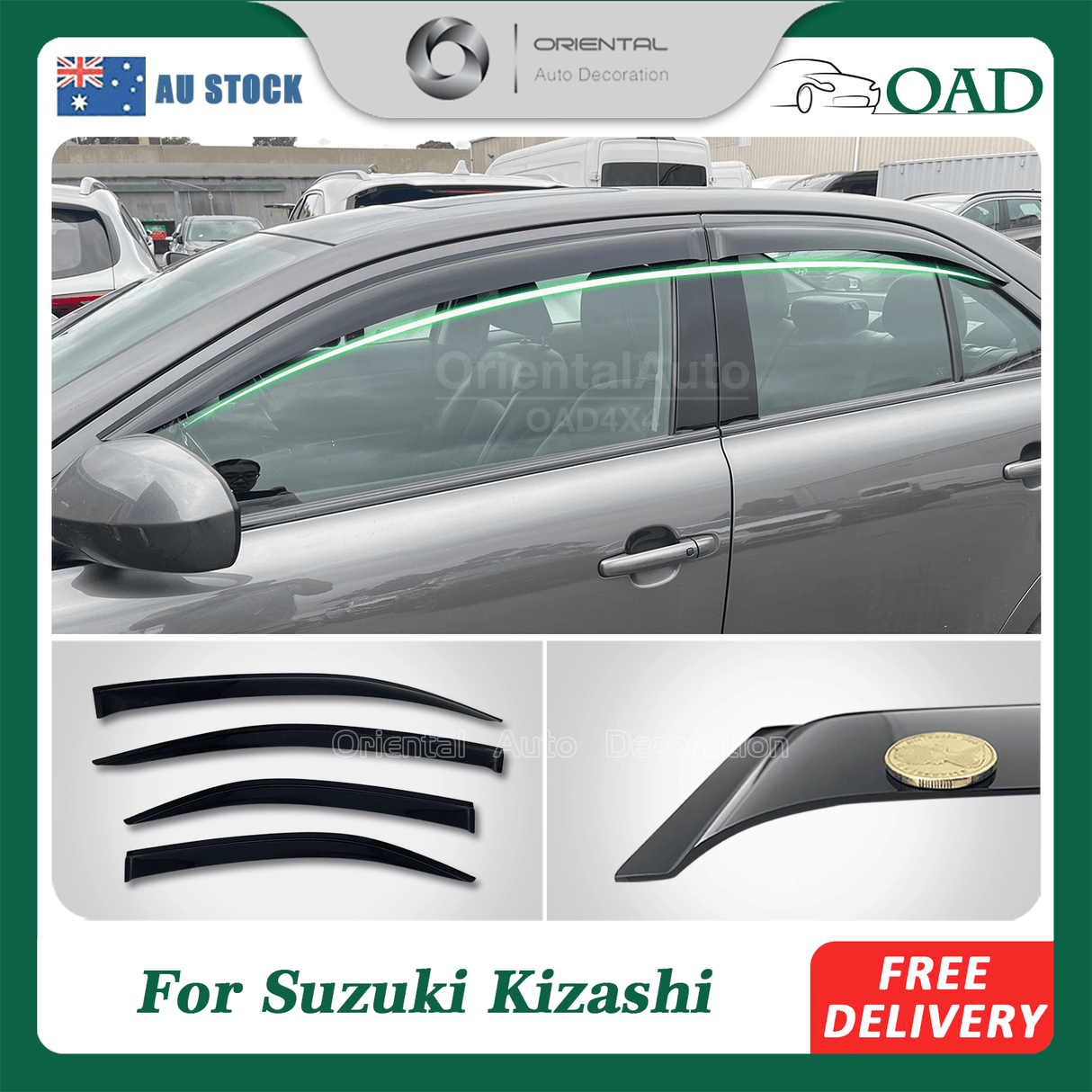 Weather Shields for Suzuki Kizashi 2010-2016