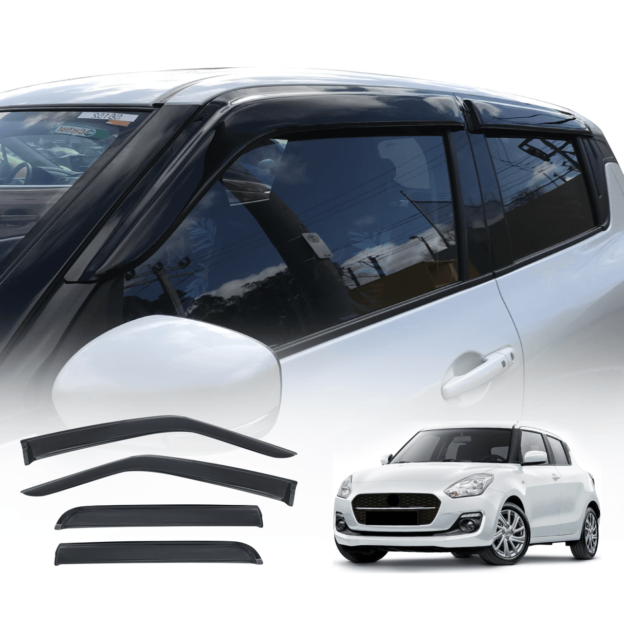 Weather Shields for Suzuki Swift AZ series/AZ series Ⅱ 2017-onwards