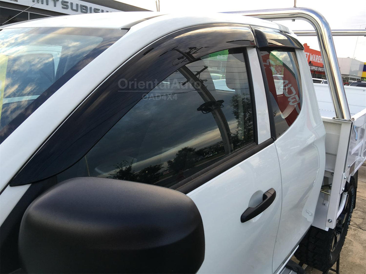 Injection Weather Shields for Mitsubishi Triton MQ MR Extra Cab 2015-2024