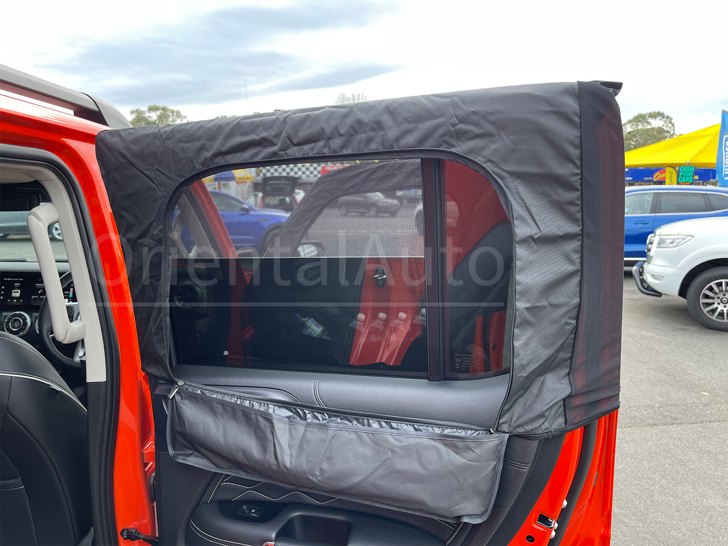 Rear 2PCS Camping Window Sox Sun Shade with Storage Bag Sunshade for GWM TANK 300 TANK300
