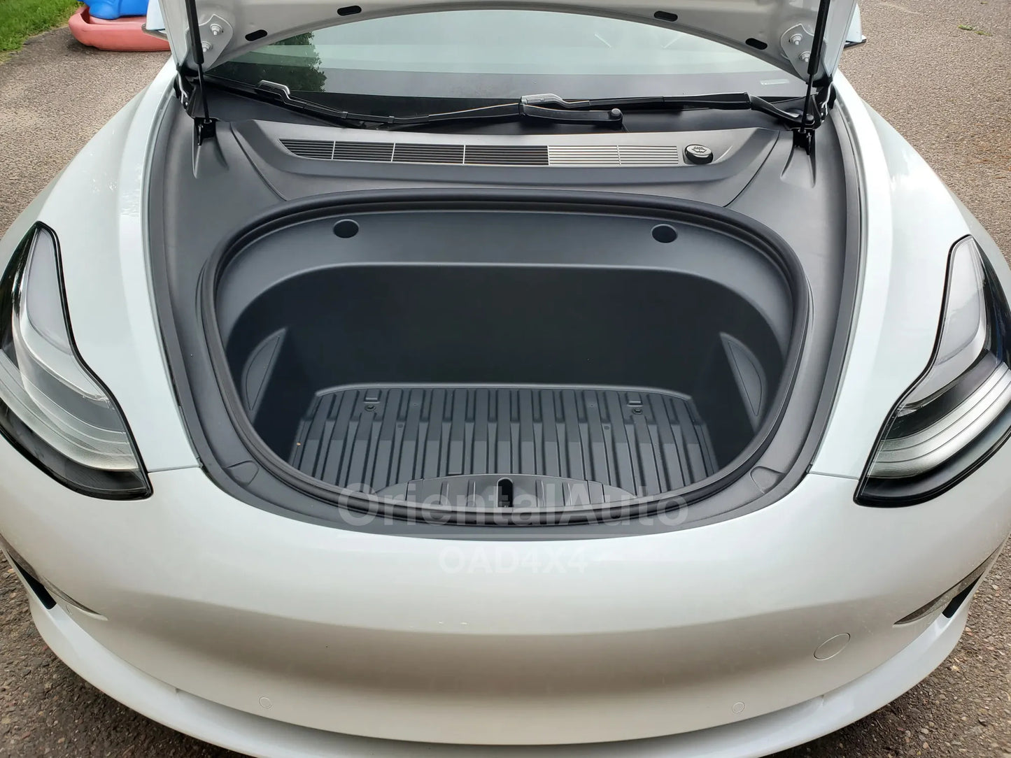 Front 3D TPE Boot Mat for Tesla Model 3 2019-2021 Cargo Mat Trunk Mat Boot Liner