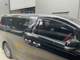 Stainless Edge Weather Shields for Toyota Alphard 2015-2024
