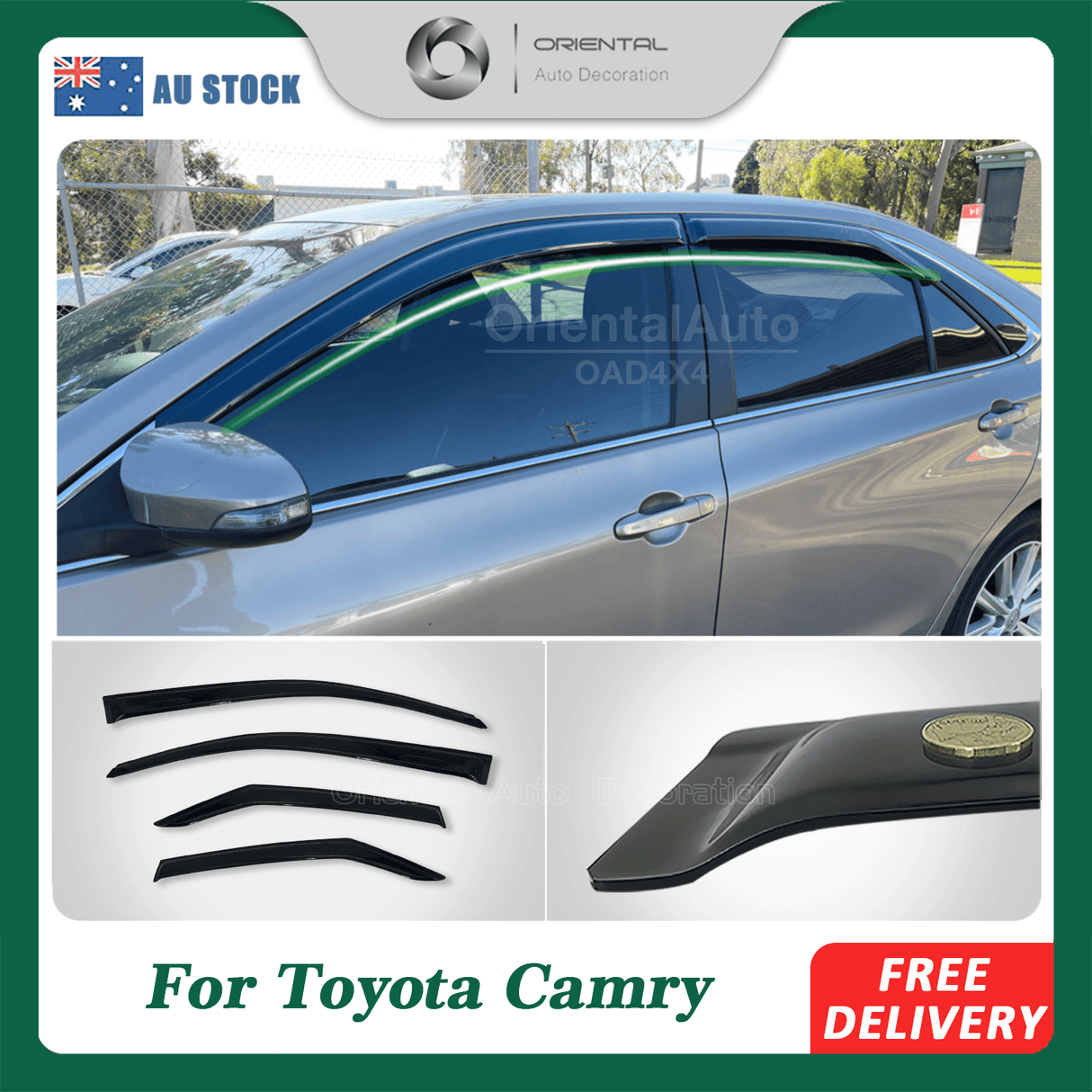 Weather Shields for Toyota Camry 2015-2017