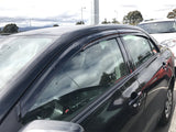 Injection Weather Shields for Toyota Corolla Sedan 2007-2013
