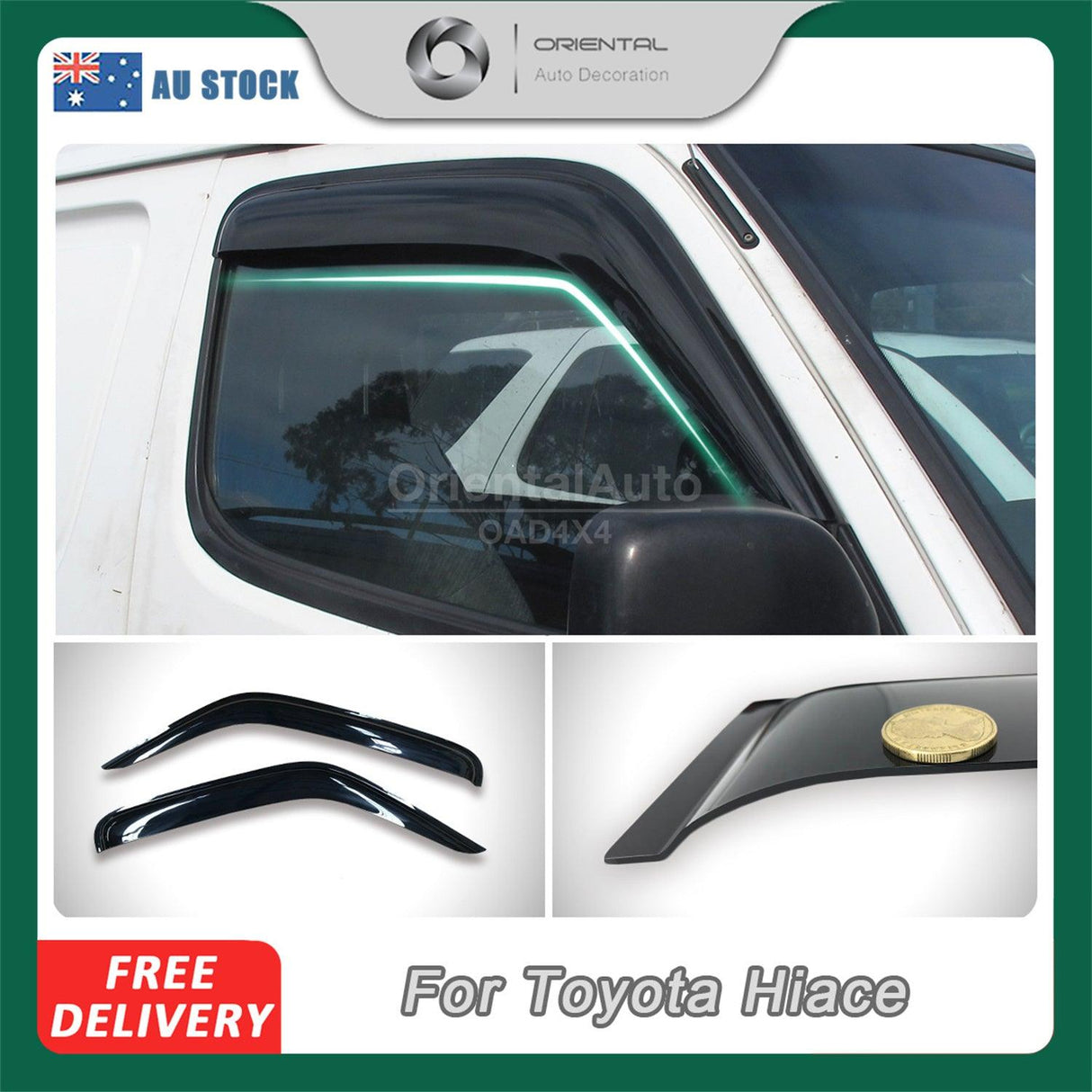 Weather Shields for Toyota Hiace 1990-2005