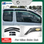 Luxury Weathershields for Toyota Hilux Extra Cab 2005-2015 4pcs Weather Shields Window Visor