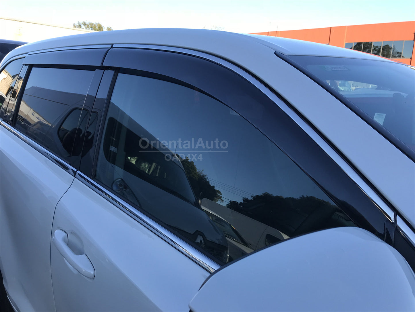 OAD Injection Stainless Weather Shields For Toyota Kluger 2013-2021 Weathershields Window Visors