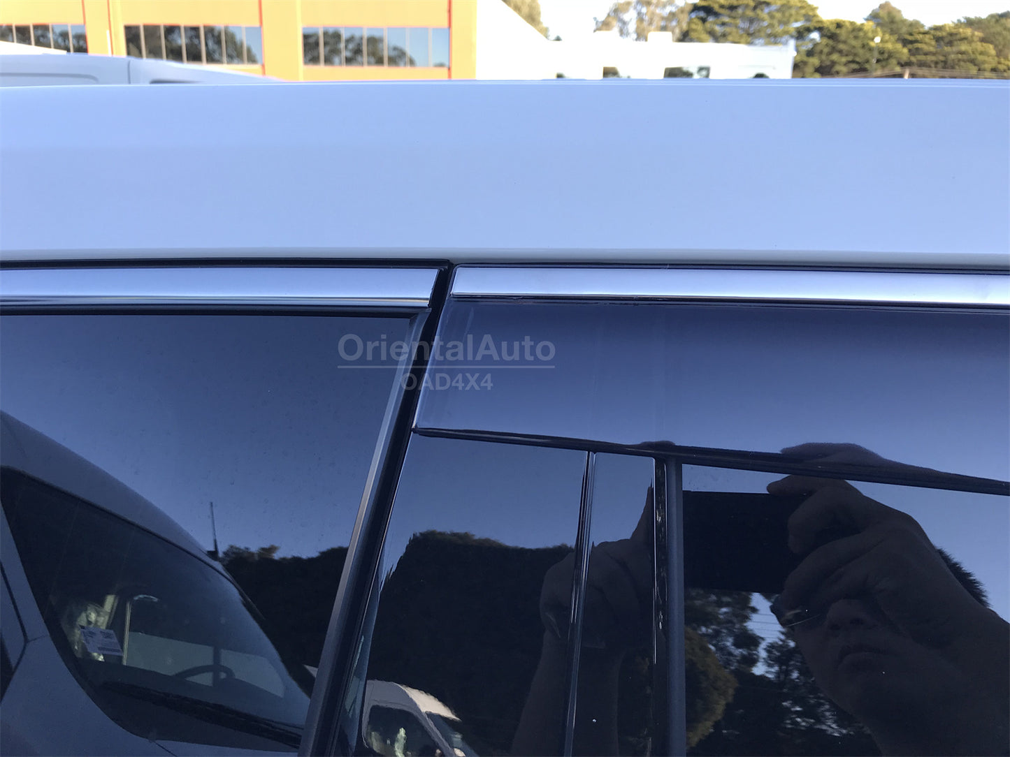 OAD Injection Stainless Weather Shields For Toyota Kluger 2013-2021 Weathershields Window Visors