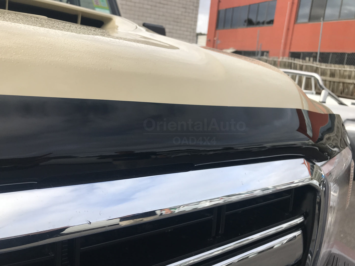 OAD Bonnet Protector & Luxury Weathershields Weather Shields Window Visor for Toyota Landcruiser Land cruiser 70 76 78 79 LC70 LC76 LC78 LC79 2007-2016