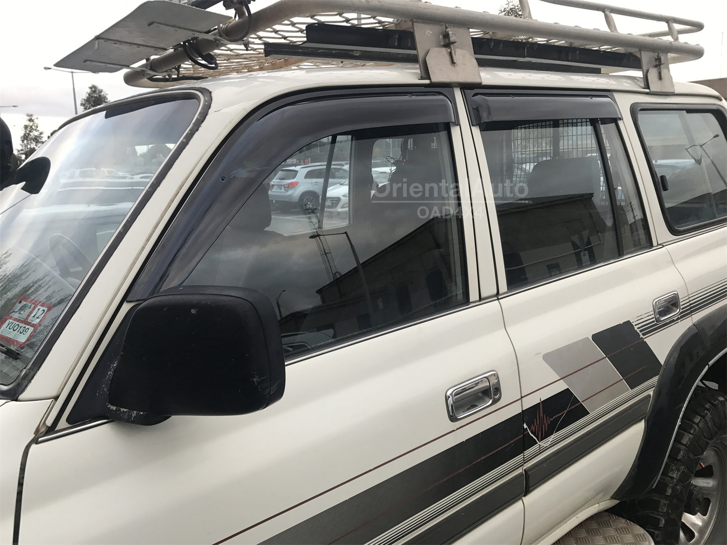 Injection Weathershields Weather Shields Window Visor For Toyota LC80 Land Cruiser LandCruiser 80 1990-1998
