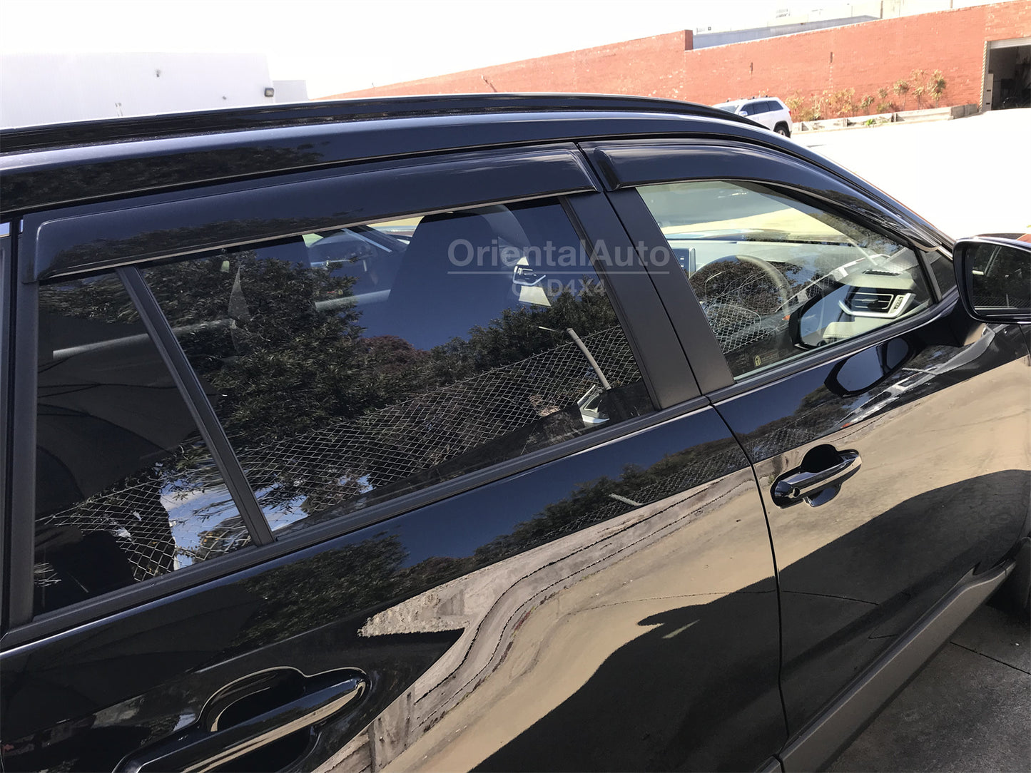 Luxury Weathershield & Injection Modeling Bonnet Protector for Toyota RAV4 2019-Onwards Weather Shields Window Visor + Hood Protector Bonnet Guard for RAV 4
