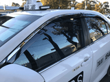 Stainless Edge Weather Shields for Toyota Aurion 2012-2017