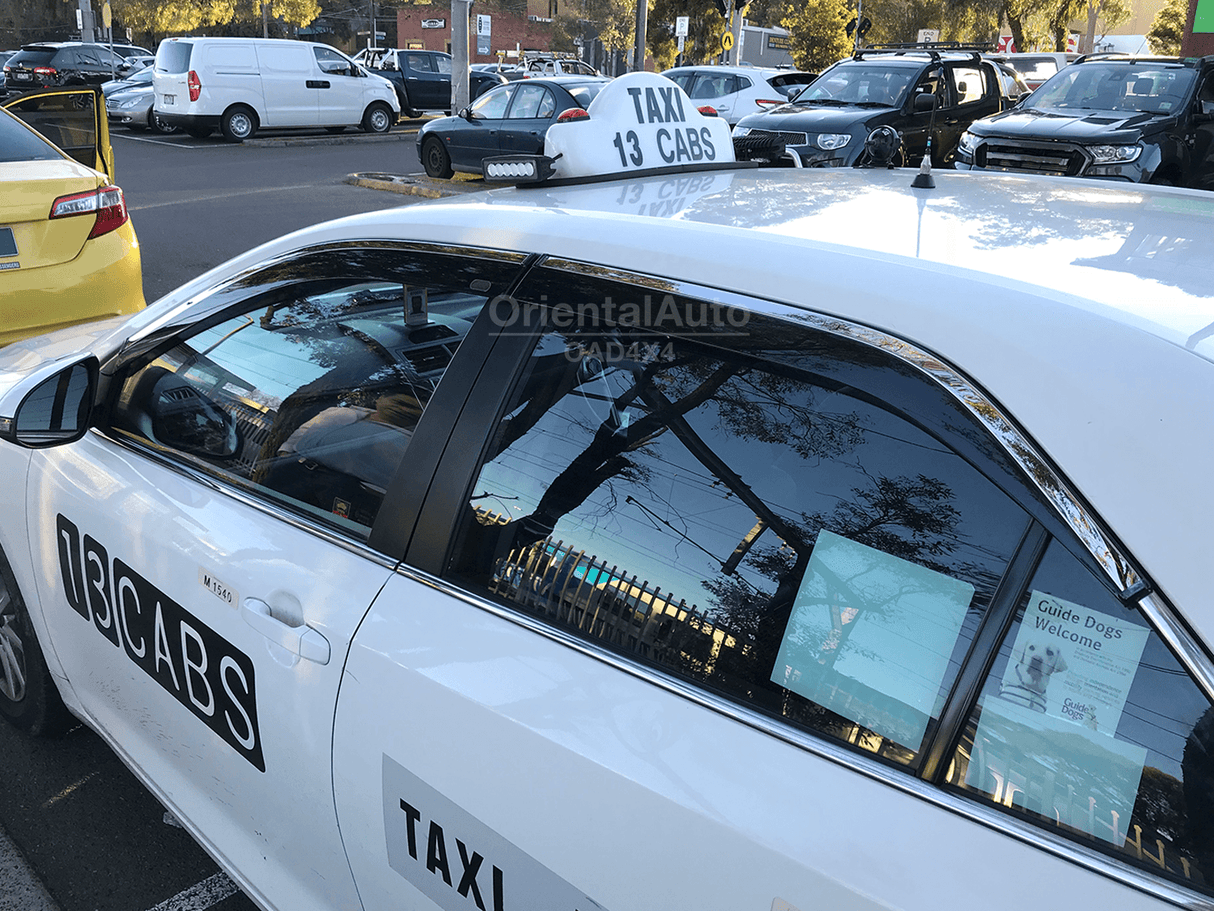 Stainless Edge Weather Shields for Toyota Aurion 2012-2017