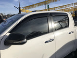 Bonnet Protector & Injection Weather Shield for Toyota Hilux Dual Cab 2015-2020