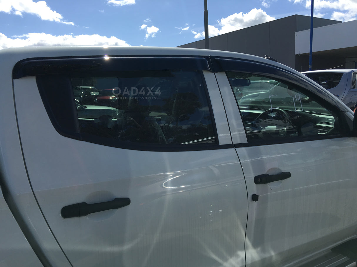 Bonnet Protector & Weather Shields for Mitsubishi Triton MQ Dual Cab 2015-2018