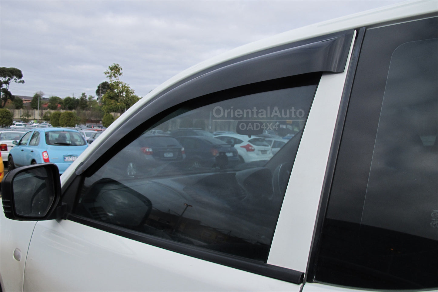 Bonnet Protector & Weathershields Weather Shields Window Visor for Mitsubishi Triton Extra Cab 2006-2015 2pcs
