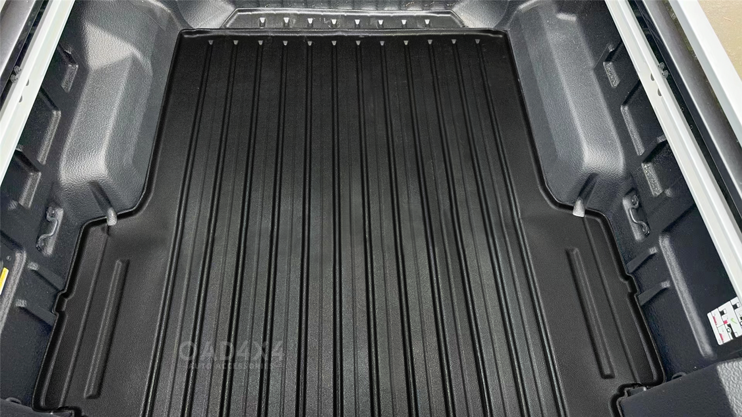 3D TPE Ute Mat for Ford Next Gen Ranger Dual Cab 2022-Onwards Fitted with Factory Plastic Tub Liner
