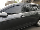 Weather Shields for Volkswagen Golf 7 Gen 2013-2020 MK7 MK7.5