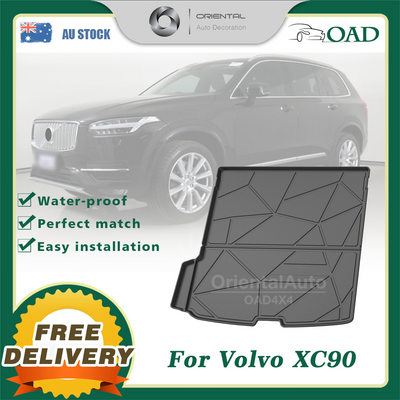 OAD 3D TPE Boot Mat for Volvo XC90 2015+ Cargo Mat Trunk Mat Boot Liner