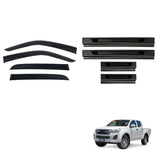 Weather Shields & Door Sill Protector for ISUZU DMAX D-MAX Dual Cab 2020-Onwards