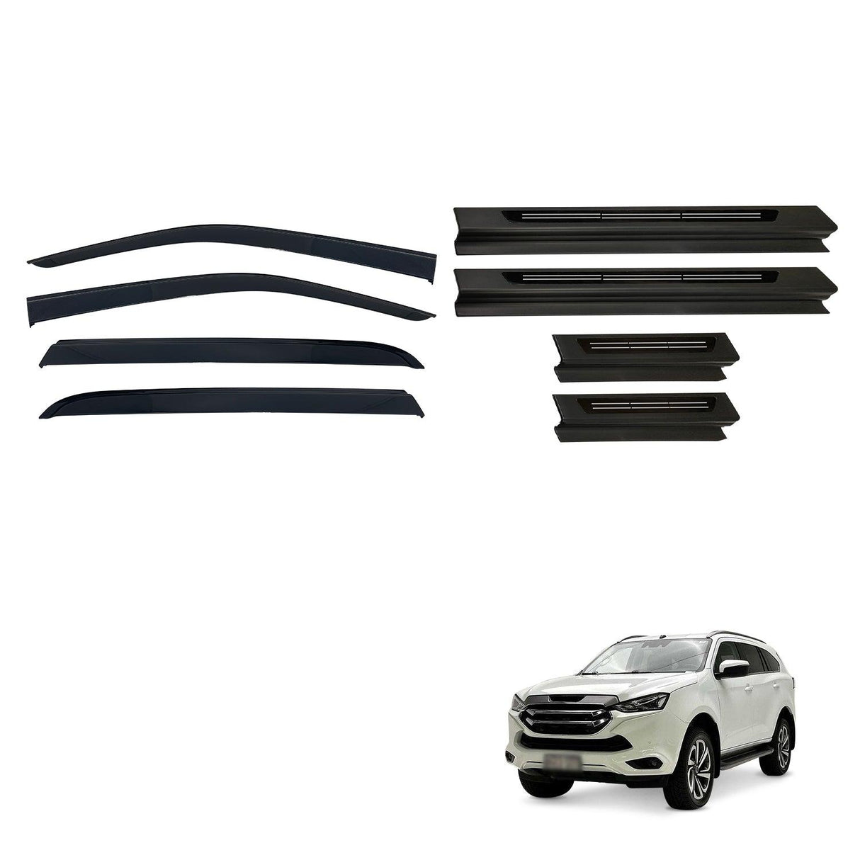 Weather Shields & Door Sill Protector for ISUZU MUX MU-X 2021-Onwards